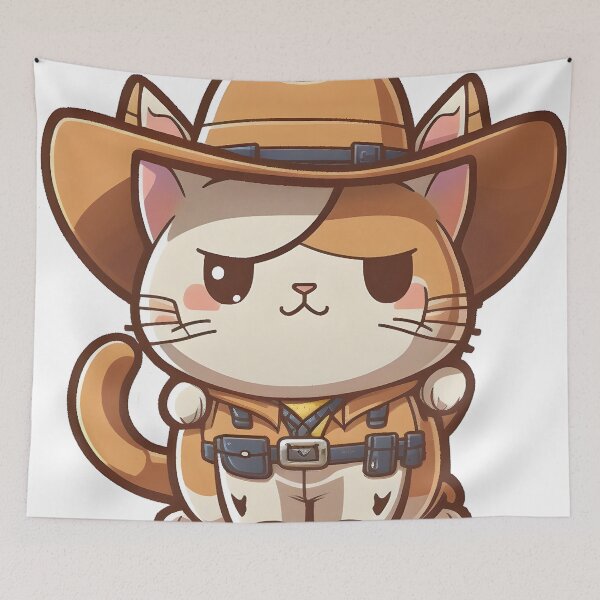 Item preview, Cowboy Cat designed and sold by PyramidSchmear.