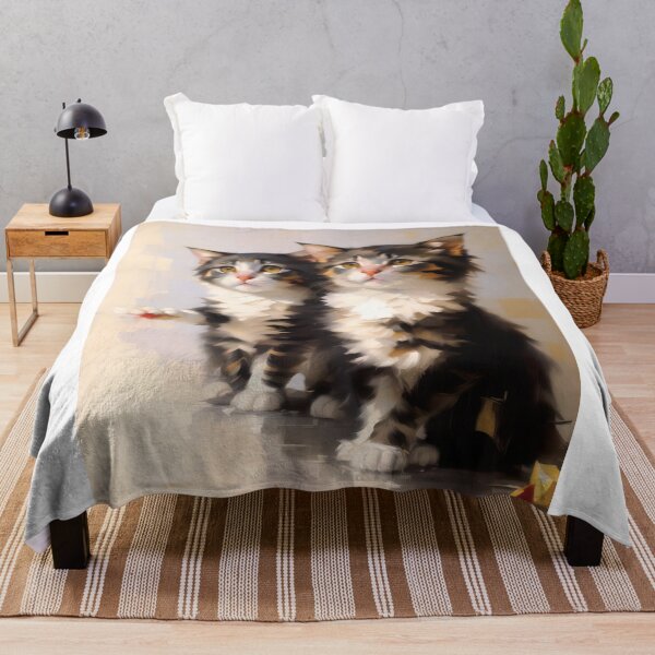 Item preview, Feline Precision: A detailed kitty oil painting designed and sold by KH-GardenEden.