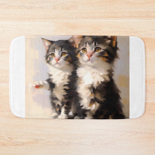 Item preview, Feline Precision: A detailed kitty oil painting designed and sold by KH-GardenEden.