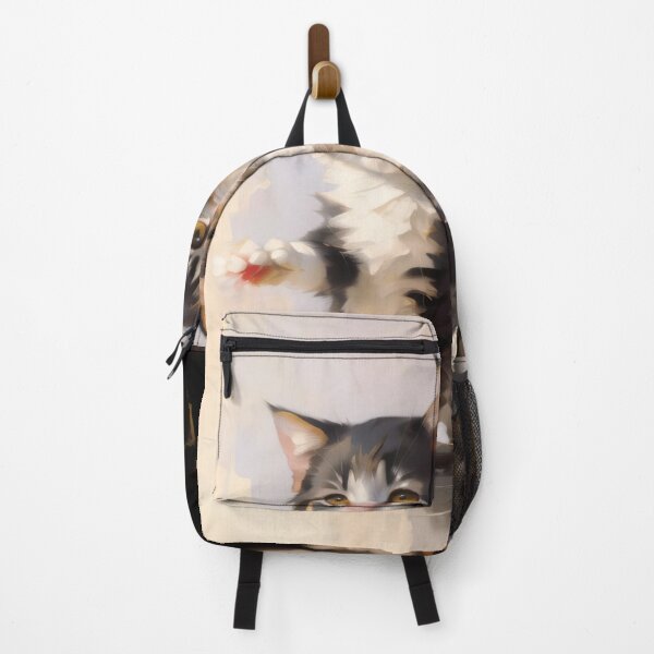 Item preview, Feline Precision: A detailed kitty oil painting designed and sold by KH-GardenEden.