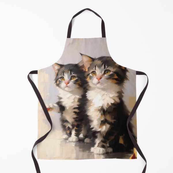 Item preview, Feline Precision: A detailed kitty oil painting designed and sold by KH-GardenEden.