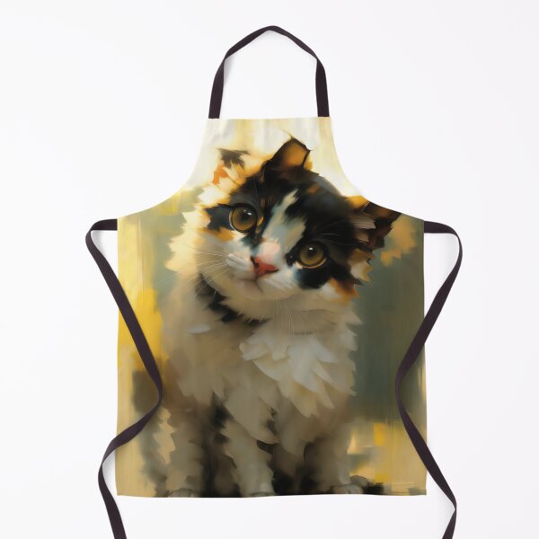 Item preview, Feline Relaxation: A peaceful kitty oil painting designed and sold by KH-GardenEden.