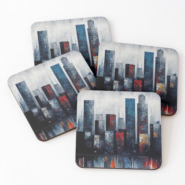 Item preview, Grey cityscape (AI) 25 January 2023 designed and sold by Roberts Birze.