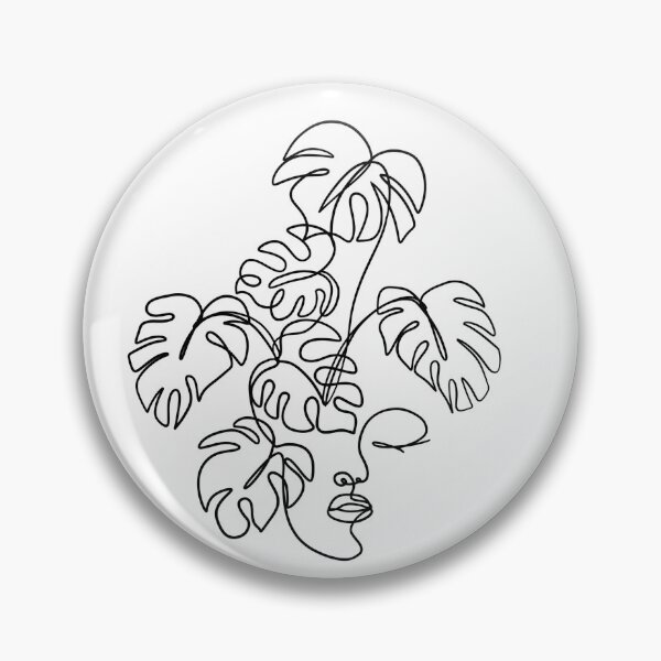 Artikelvorschau, One-line plant goddess entworfen und verkauft von Drdbanner.