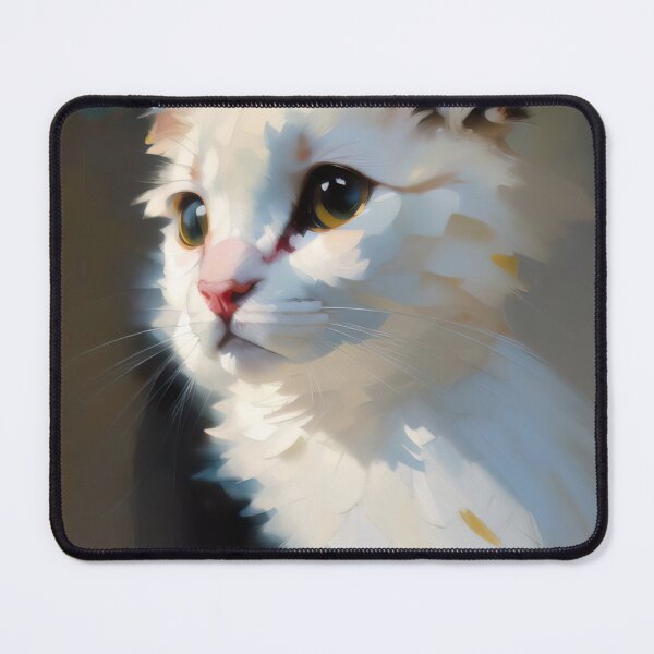 Item preview, Feline Curiosity: An inquisitive kitty oil painting designed and sold by KH-GardenEden.