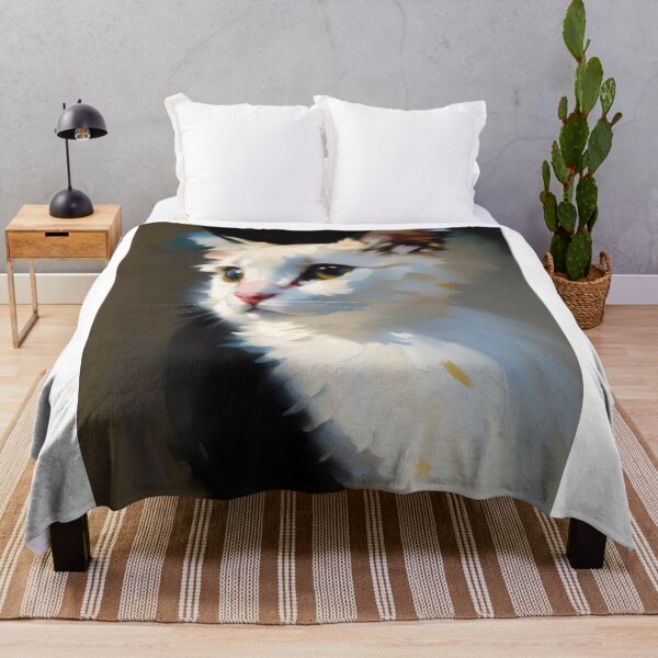 Item preview, Feline Curiosity: An inquisitive kitty oil painting designed and sold by KH-GardenEden.