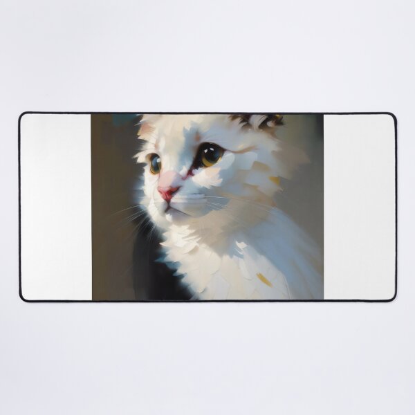 Item preview, Feline Curiosity: An inquisitive kitty oil painting designed and sold by KH-GardenEden.
