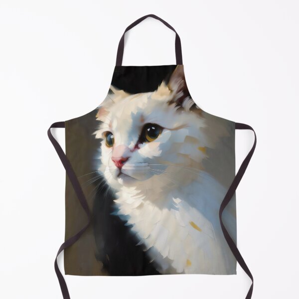 Item preview, Feline Curiosity: An inquisitive kitty oil painting designed and sold by KH-GardenEden.