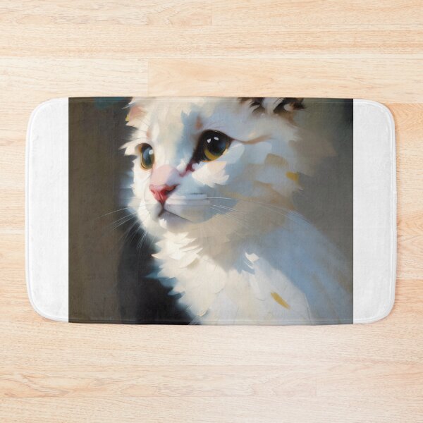 Item preview, Feline Curiosity: An inquisitive kitty oil painting designed and sold by KH-GardenEden.