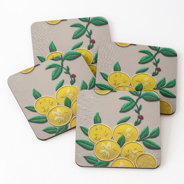 Item preview, Embroidered Lemons designed and sold by ~.