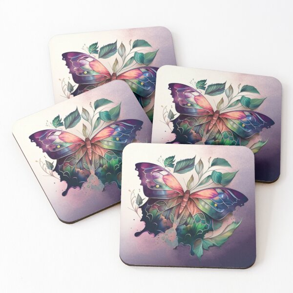 Item preview, Art Nuveau Colorful Painted Butterfly designed and sold by PaperieJennifer.