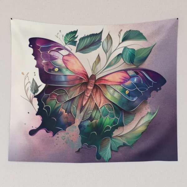 Item preview, Art Nuveau Colorful Painted Butterfly designed and sold by PaperieJennifer.