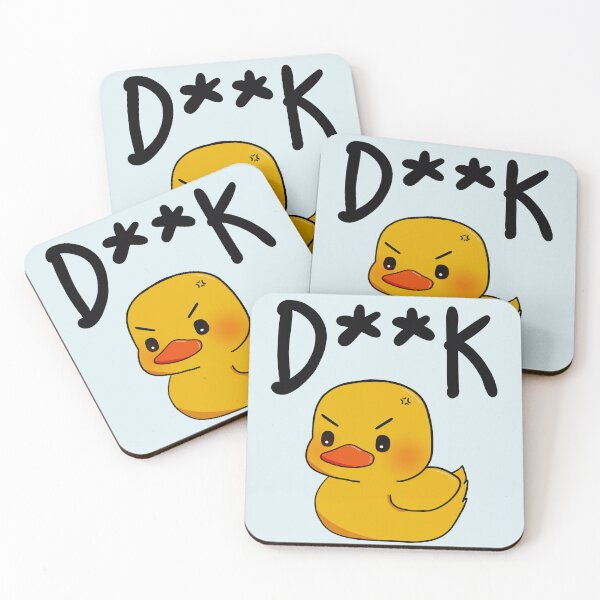 Item preview, blue Angry duck designed and sold by xthingsandstuff.