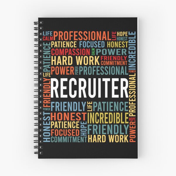 Item preview, recruiter saying: recruiter words gift designed and sold by alaechamlal.