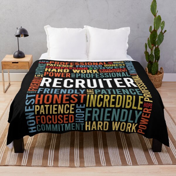Item preview, recruiter saying: recruiter words gift designed and sold by alaechamlal.