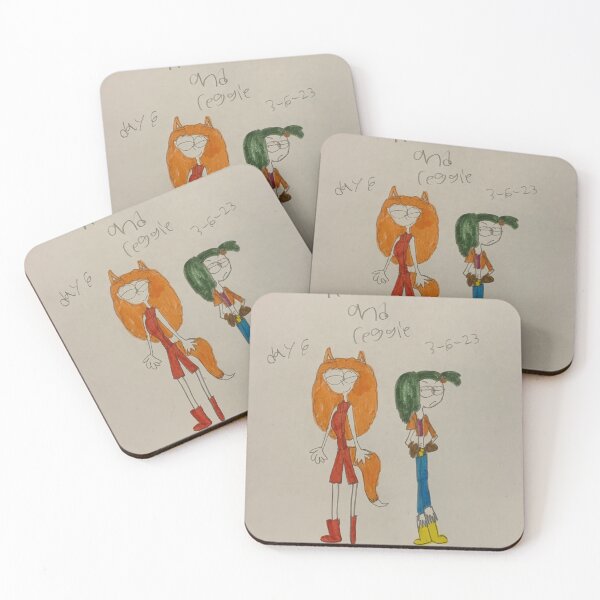 Item preview, Astra and Reggie designed and sold by Beanziesdadshop.