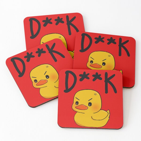 Item preview, RED Angry duck designed and sold by xthingsandstuff.