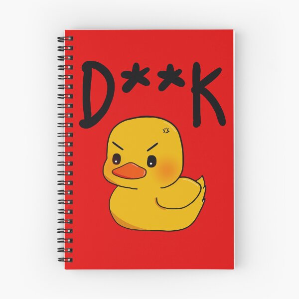 Item preview, RED Angry duck designed and sold by xthingsandstuff.