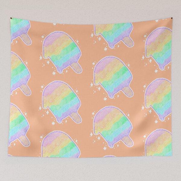 Item preview, Pastel Rainbow Melty Popsicle designed and sold by BonBonBunny.