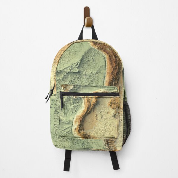 Item preview, 1907 South America Bathymetrical Relief Map 3D digitally-rendered designed and sold by ThinkAboutMaps.