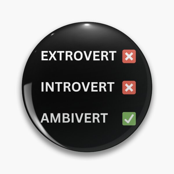 Item preview, Extrovert, Introvert, Ambivert  designed and sold by 2Cheesy4U.