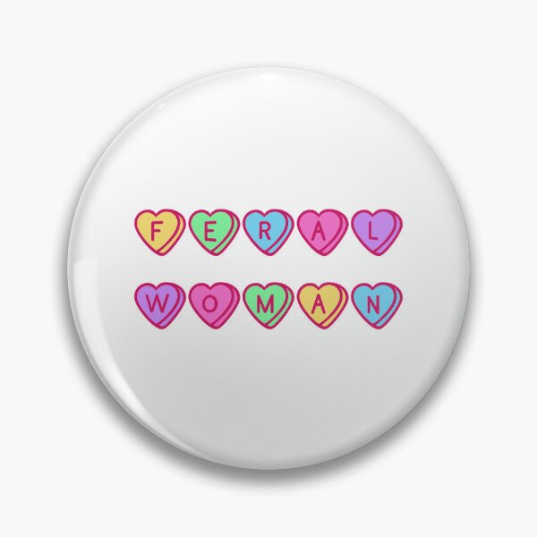 Item preview, Feral Woman - Classic Candy Hearts designed and sold by flynntabulous.
