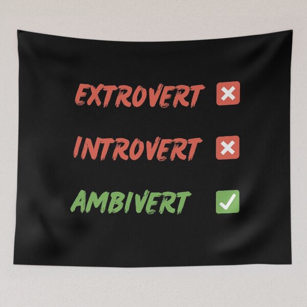 Item preview, Extrovert, Introvert, Ambivert  designed and sold by 2Cheesy4U.