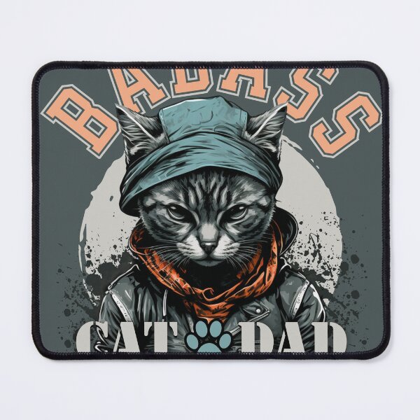 Item preview, Badass Cat Dad designed and sold by rmrc28.