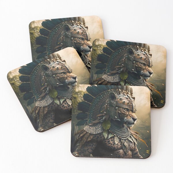 Item preview, Jaguar aztec warrior designed and sold by Mony26.
