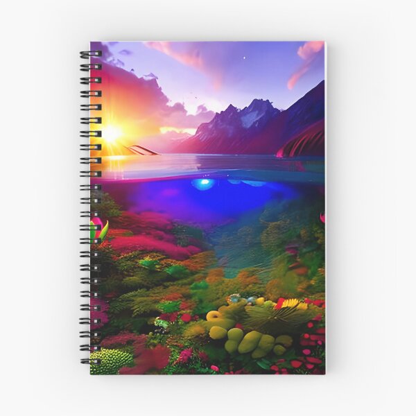Item preview, Chromatic Dreamscape: un paisaje impresionante en un mundo de ensueño designed and sold by Andrew Garner.