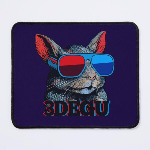 Item preview, Degu 3D effect 3Degu Octodon designed and sold by k3rstman1.