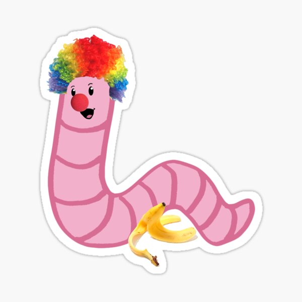 Item preview, worm (clown) designed and sold by mystudiocreate.