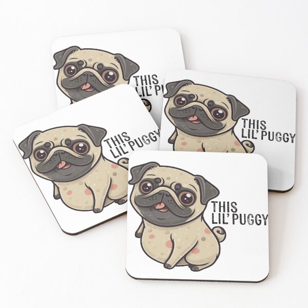 Item preview, Bean little puggy in the mud designed and sold by jk3design.