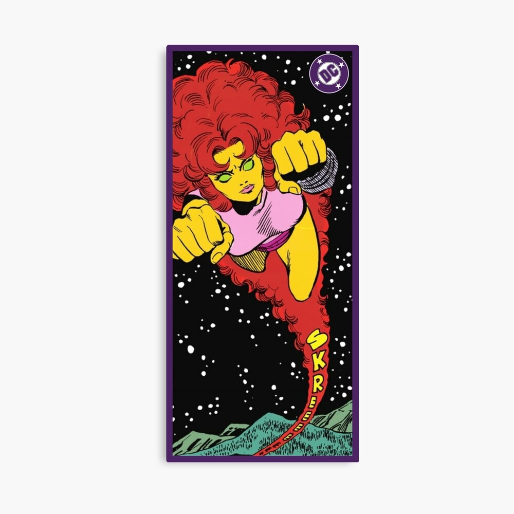 D.C. Comics Random Moment #6 - Purple Border - Starfire Photographic Print