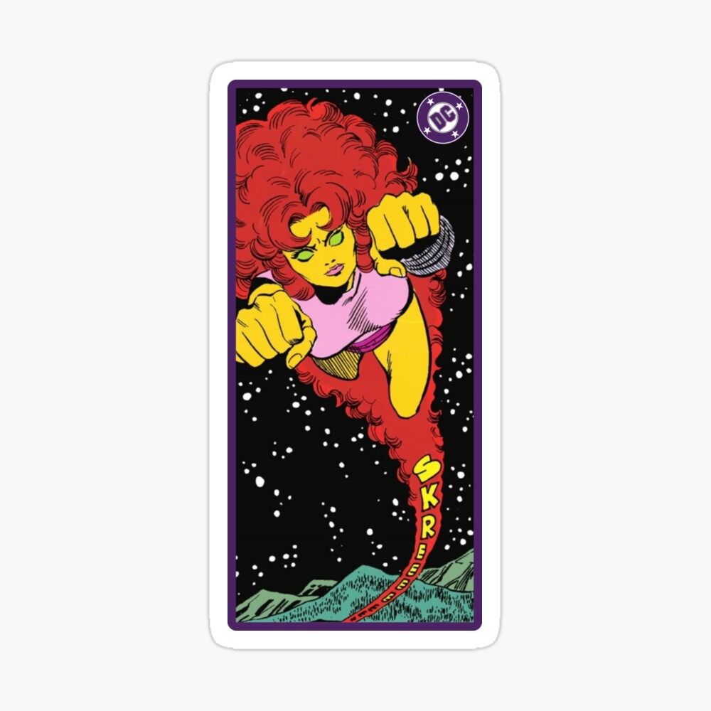 D.C. Comics Random Moment #6 - Purple Border - Starfire Photographic Print