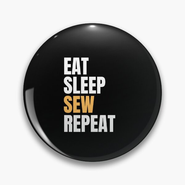Item preview, Eat Sleep Sew Repeat designed and sold by Tanya Mihe.