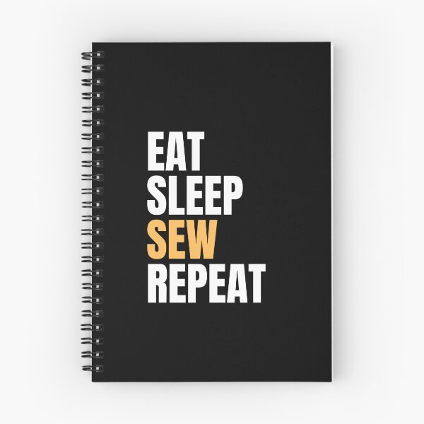 Item preview, Eat Sleep Sew Repeat designed and sold by Tanya Mihe.