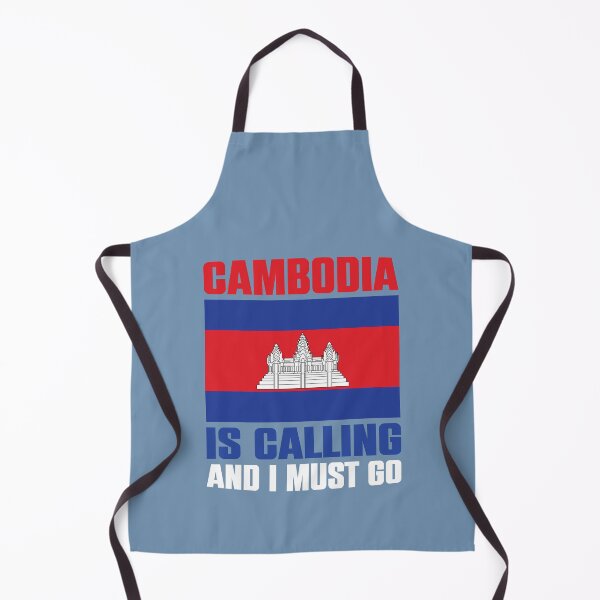 Item preview, Cambodia is calling and I must go - Flag of Cambodia designed and sold by obedtheartist.
