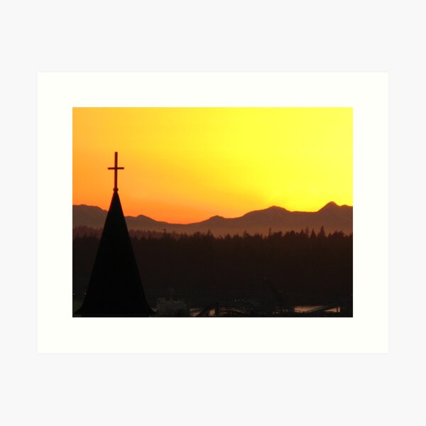 Vancouver Sunset Art Print