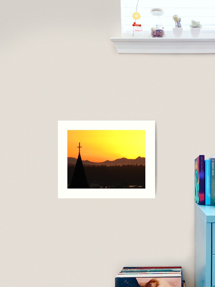 Thumbnail 2 of 3, Art Print, Vancouver Sunset designed and sold by expatraveler.