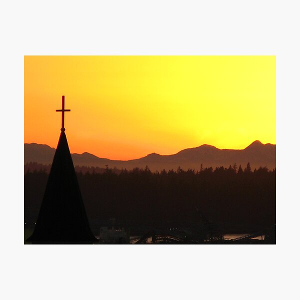 Vancouver Sunset Photographic Print