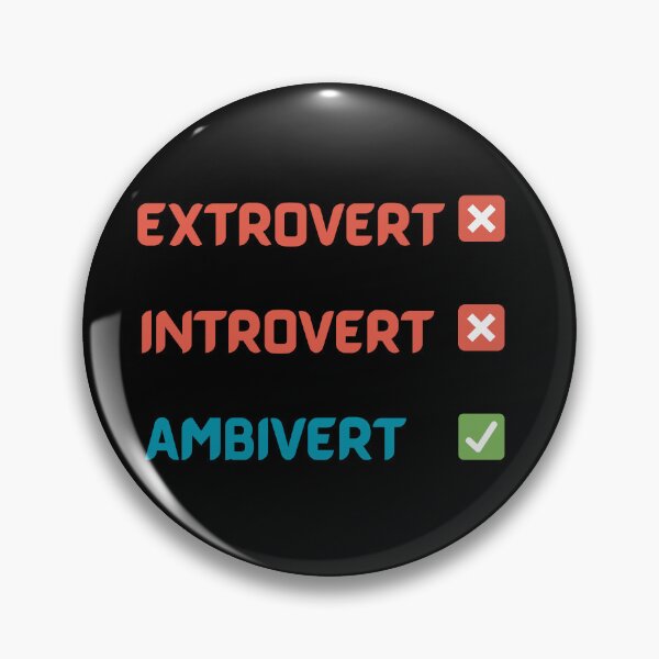 Item preview, Extrovert, Introvert, Ambivert  designed and sold by 2Cheesy4U.