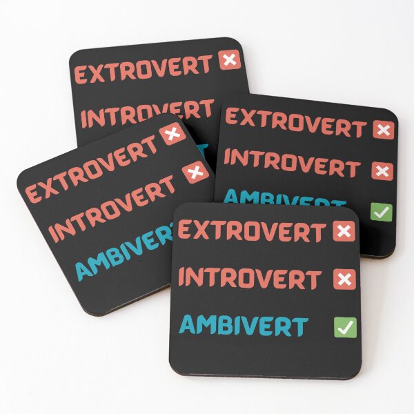 Item preview, Extrovert, Introvert, Ambivert  designed and sold by 2Cheesy4U.