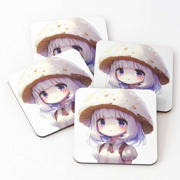 Item preview, cute anime mushy girl designed and sold by Cyndarella.