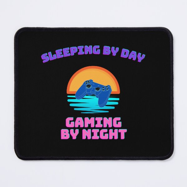 Item preview, Sleeping By Day Gaming By Night Gamer designed and sold by doudiart.