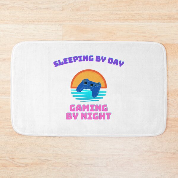 Item preview, Sleeping By Day Gaming By Night Gamer designed and sold by doudiart.
