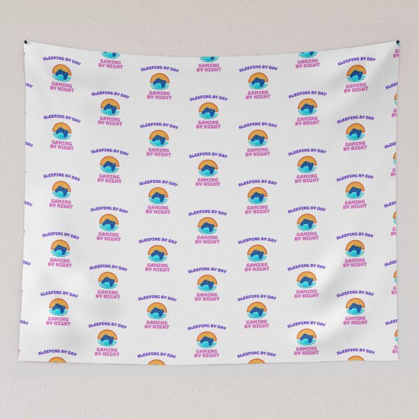 Item preview, Sleeping By Day Gaming By Night Gamer designed and sold by doudiart.