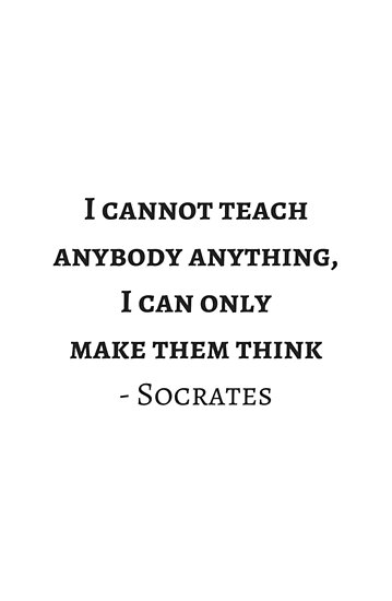 i cannot teach anybody anything