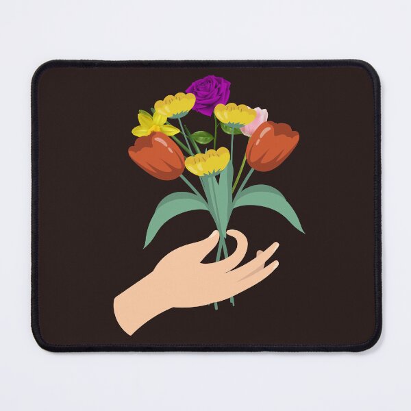Item preview, Hand Holding Floral Bouquet designed and sold by TheCatmeow2000.