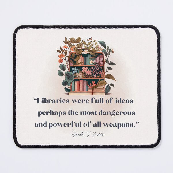 Item preview, Throne of Glass Libraries Quote Sarah J Maas designed and sold by BotanicalWoe.